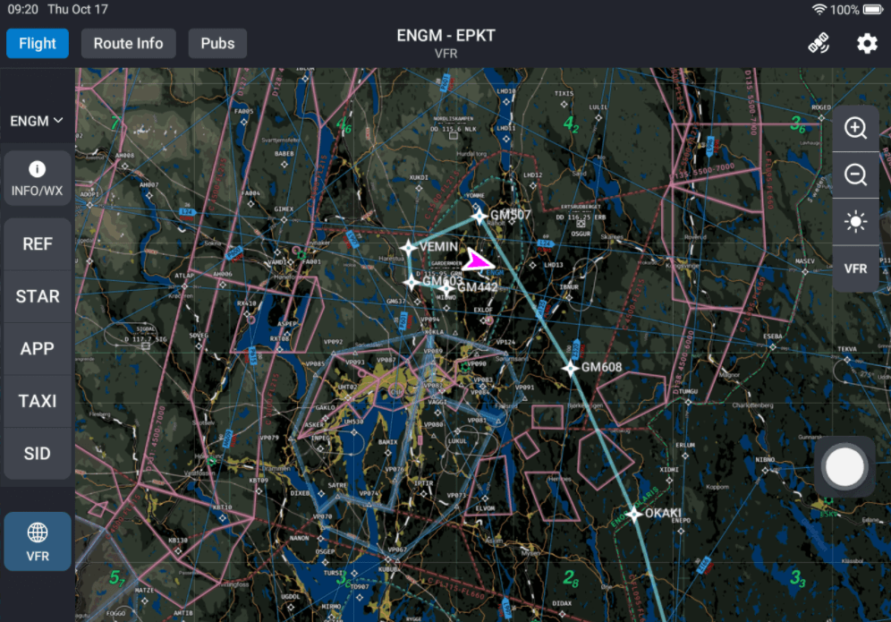 different enroute modes